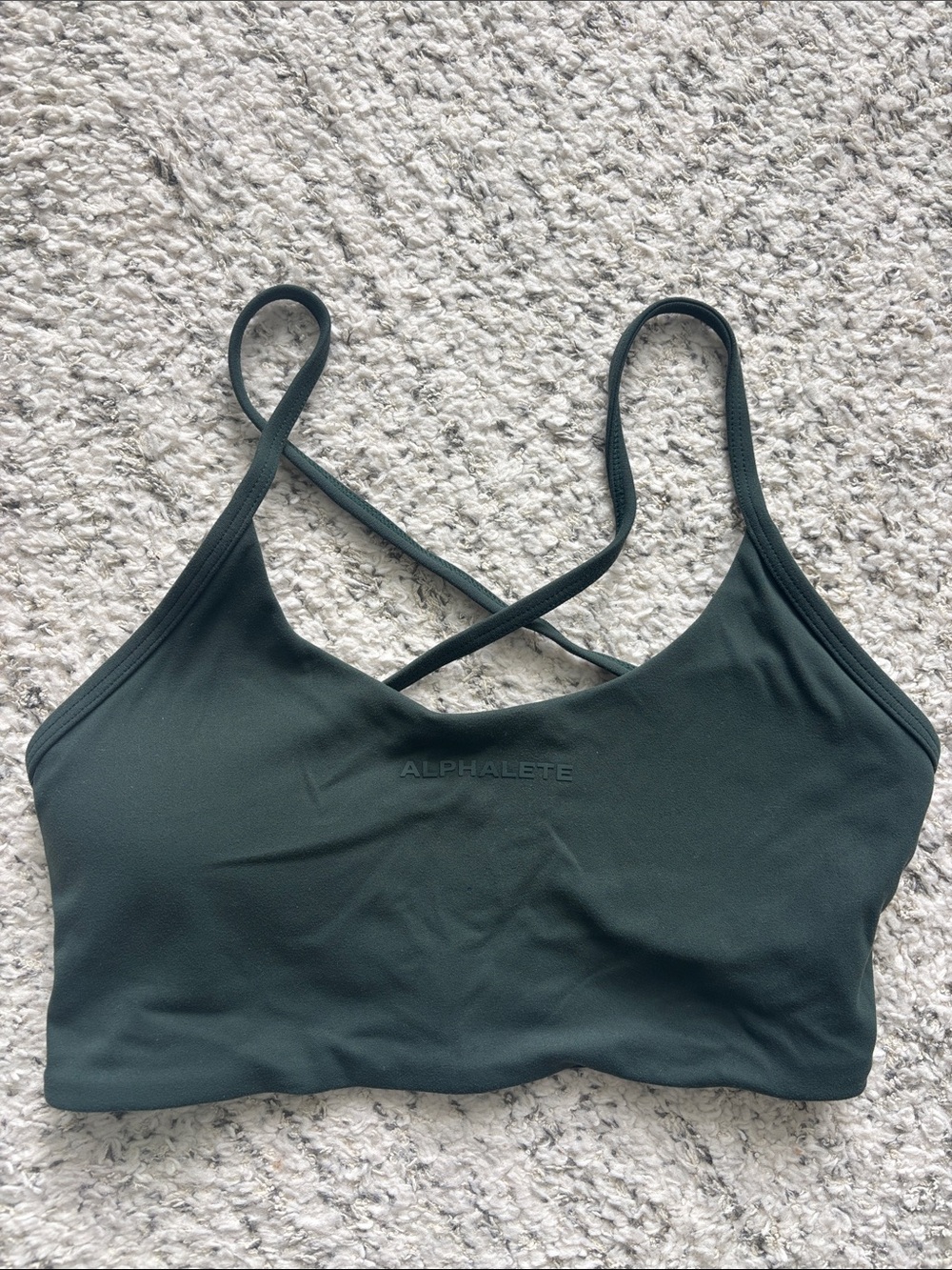 Alphalete Forest Green Sports Bra